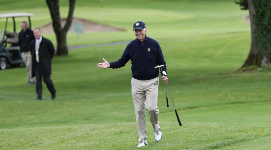 Biden Visits the Golf Course for the First Time in Presidency